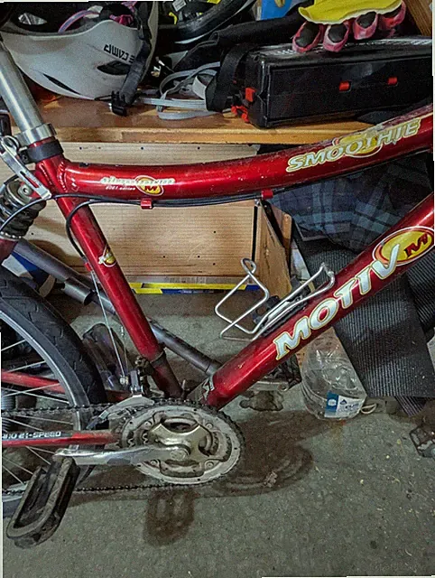 Adult bike - 18" - good condition - gear, brakes and tires are all good.