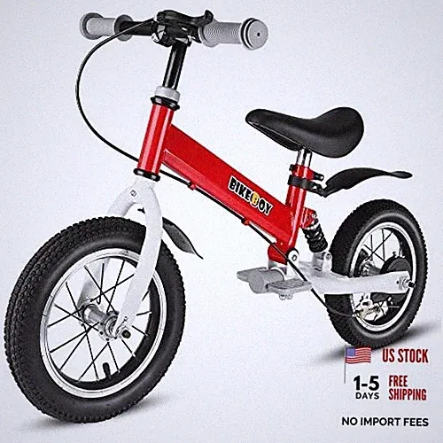 Balance Bike 2 in 1,The Dual Use of a Kids Balance Bike and Kids 12inch Red