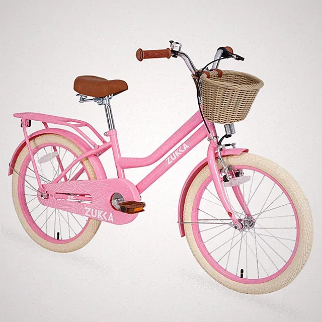 Girls Bike with Basket for 7-10 Year Olds, 20" Wheel, No Training Wheels