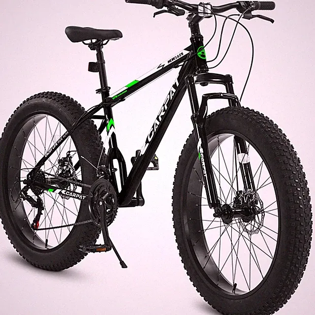 NEW Elecony 26 Inch Fat Tire Full Shimano 21 Speed Mountain Bike Dual Disc Brake